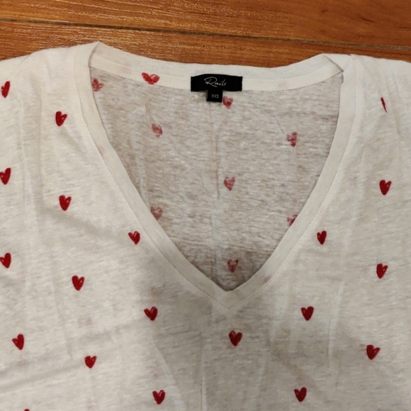 Rails linen heart ❤️ top - Picture 2 of 4